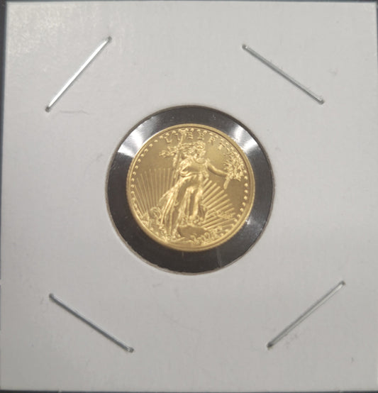 2022 1/10 oz Gold American Eagle Standing Liberty $5