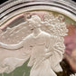 1990-S Silver American Eagle Dollar, Standing Liberty, Proof, Uncirculated, Uncertified