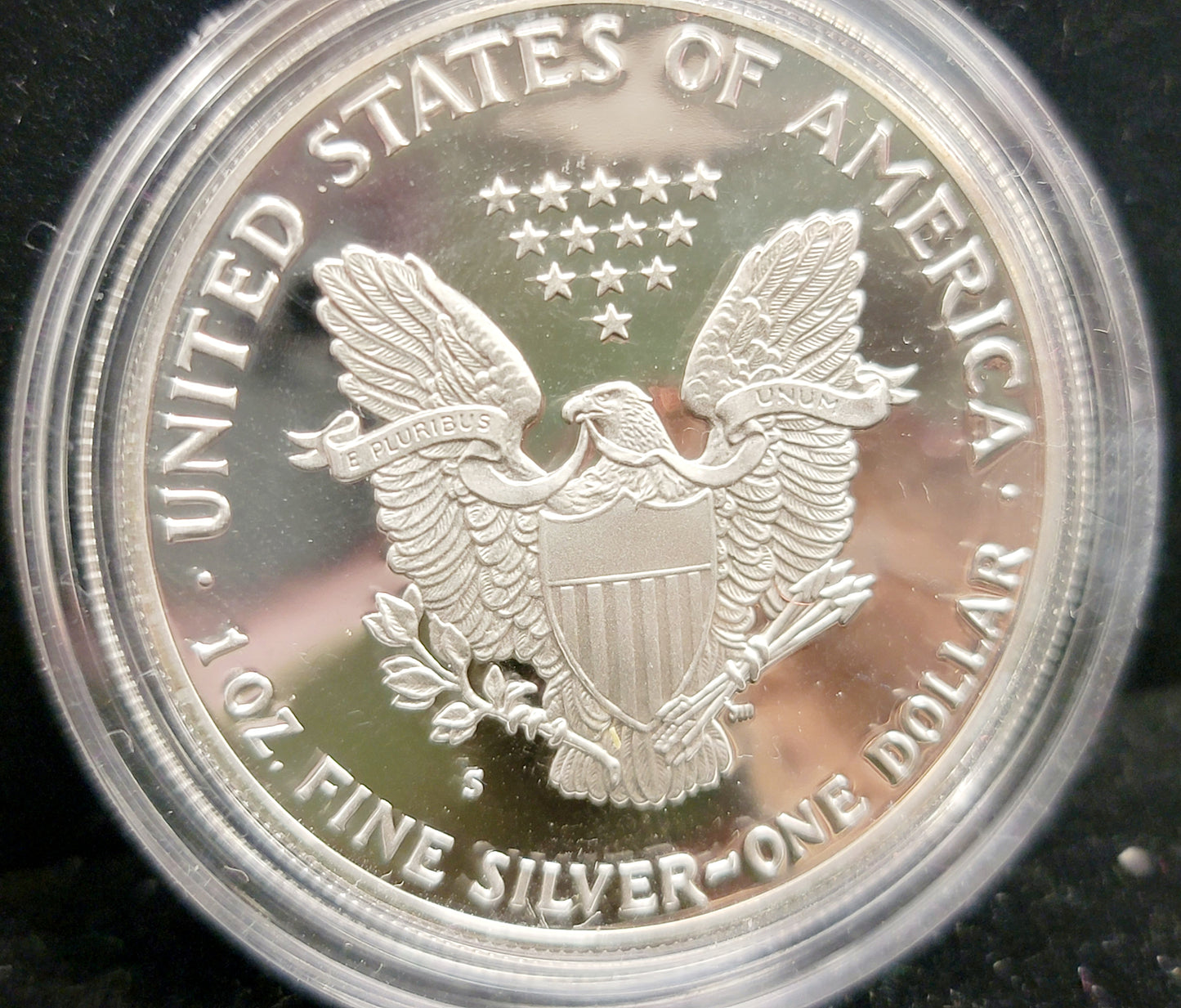 1990-S Silver American Eagle Dollar, Standing Liberty, Proof, Uncirculated, Uncertified