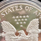 1990-S Silver American Eagle Dollar, Standing Liberty, Proof, Uncirculated, Uncertified