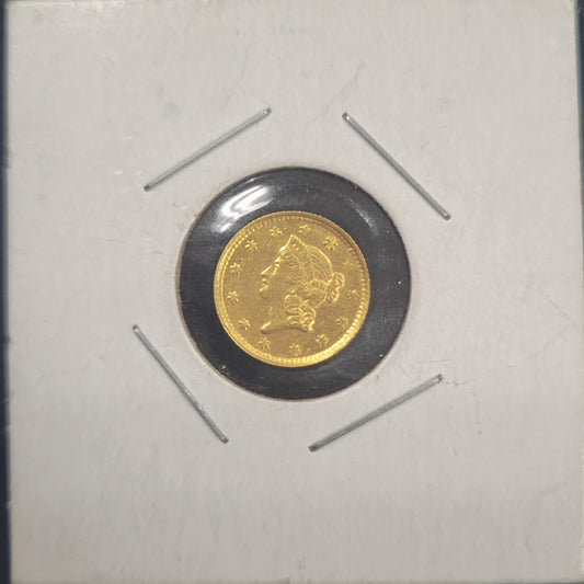 1852-O $1 Liberty Head Gold Coin
