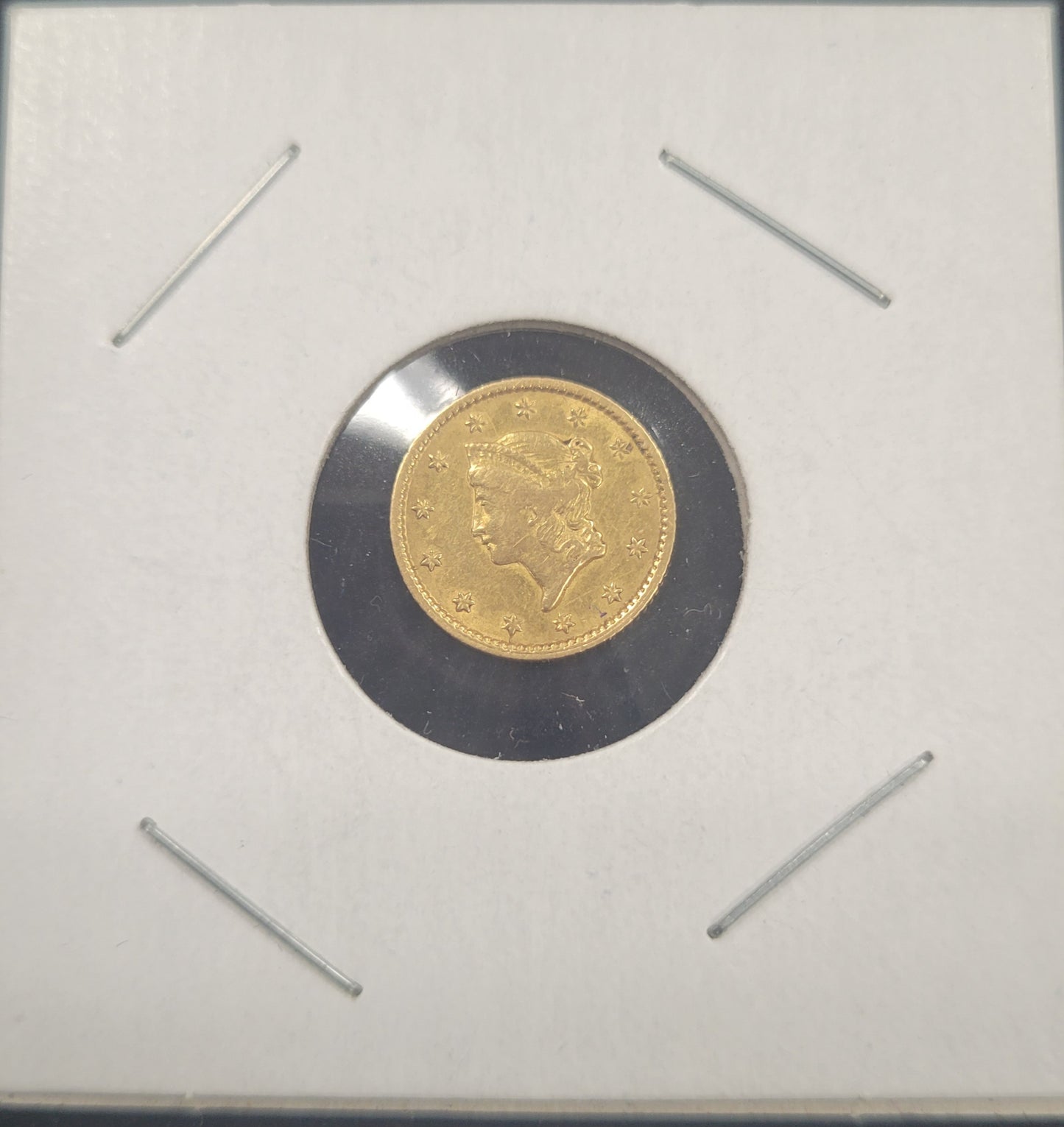 1853 $1 Liberty Bust Gold Coin