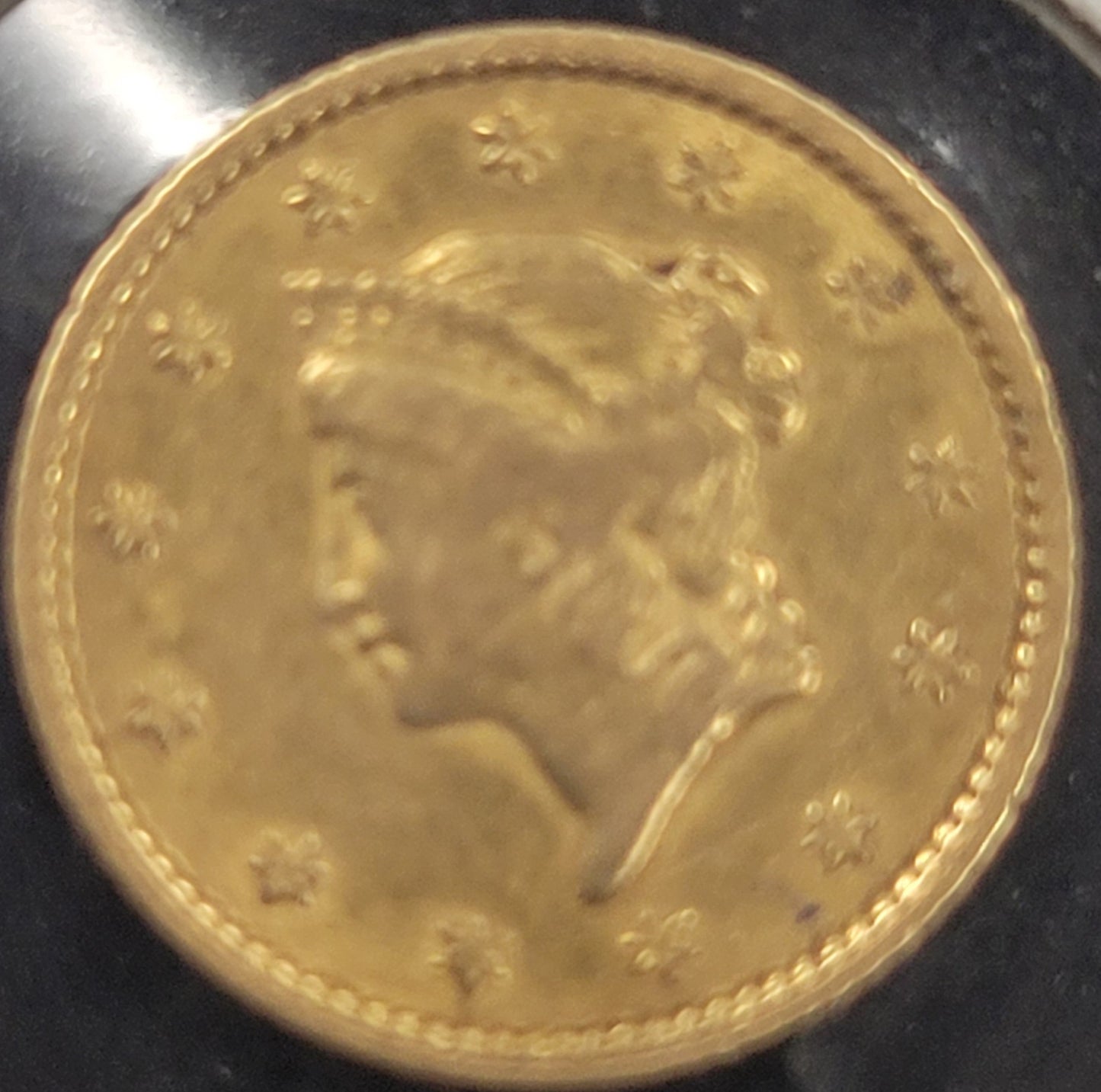 1853 $1 Liberty Bust Gold Coin