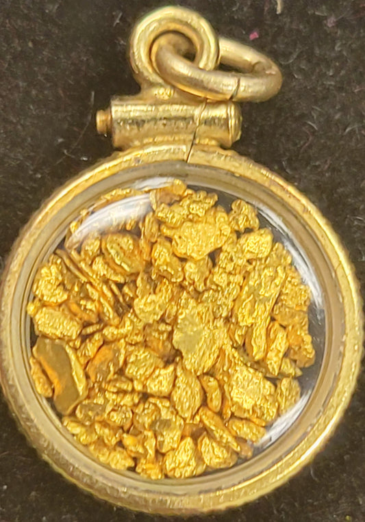 0.05 ounce Gold Flake Filled Pendant