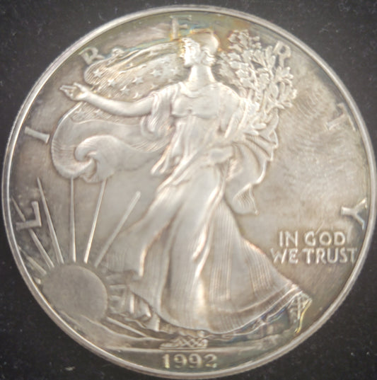 1992 American Eagle Standing Liberty $1 Silver Dollar Coin