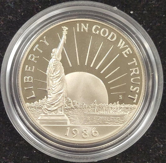 1986-S Liberty Half Dollar Commemorative Coin