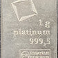 1 Gram Platinum 999.5 Valcambi Suisse Bar