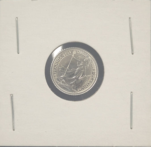 2019 1/10 oz 999.5 Platinum Britannia Coin