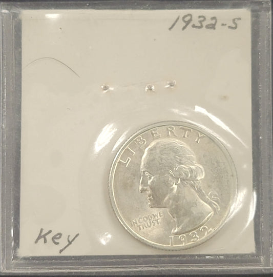 1932-S 25c Washington Silver Quarter Coin