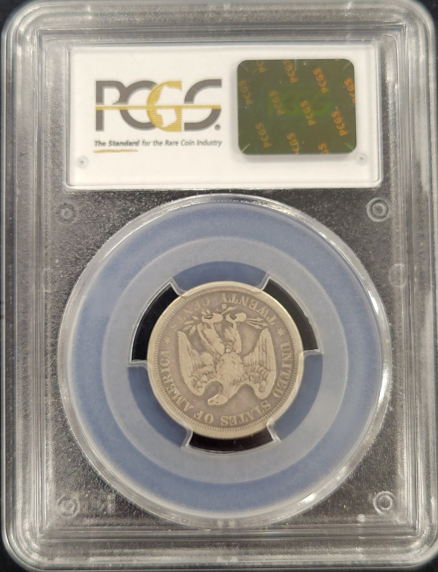 1875-S Seated Liberty 20c PCGS certified VG10