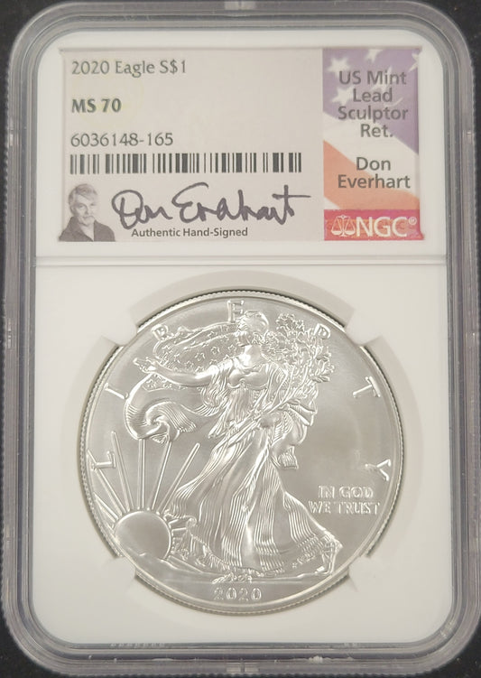 2020 American Eagle Standing Liberty $1 NGC certified MS70.
