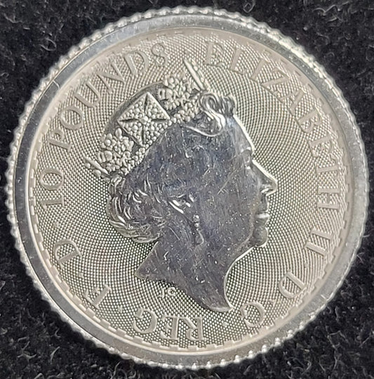 2022 1/10oz. 999.5 Platinum Britannia 10 pounds Coin