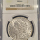 1896 Morgan Silver Dollar $1 NGC certified MS64