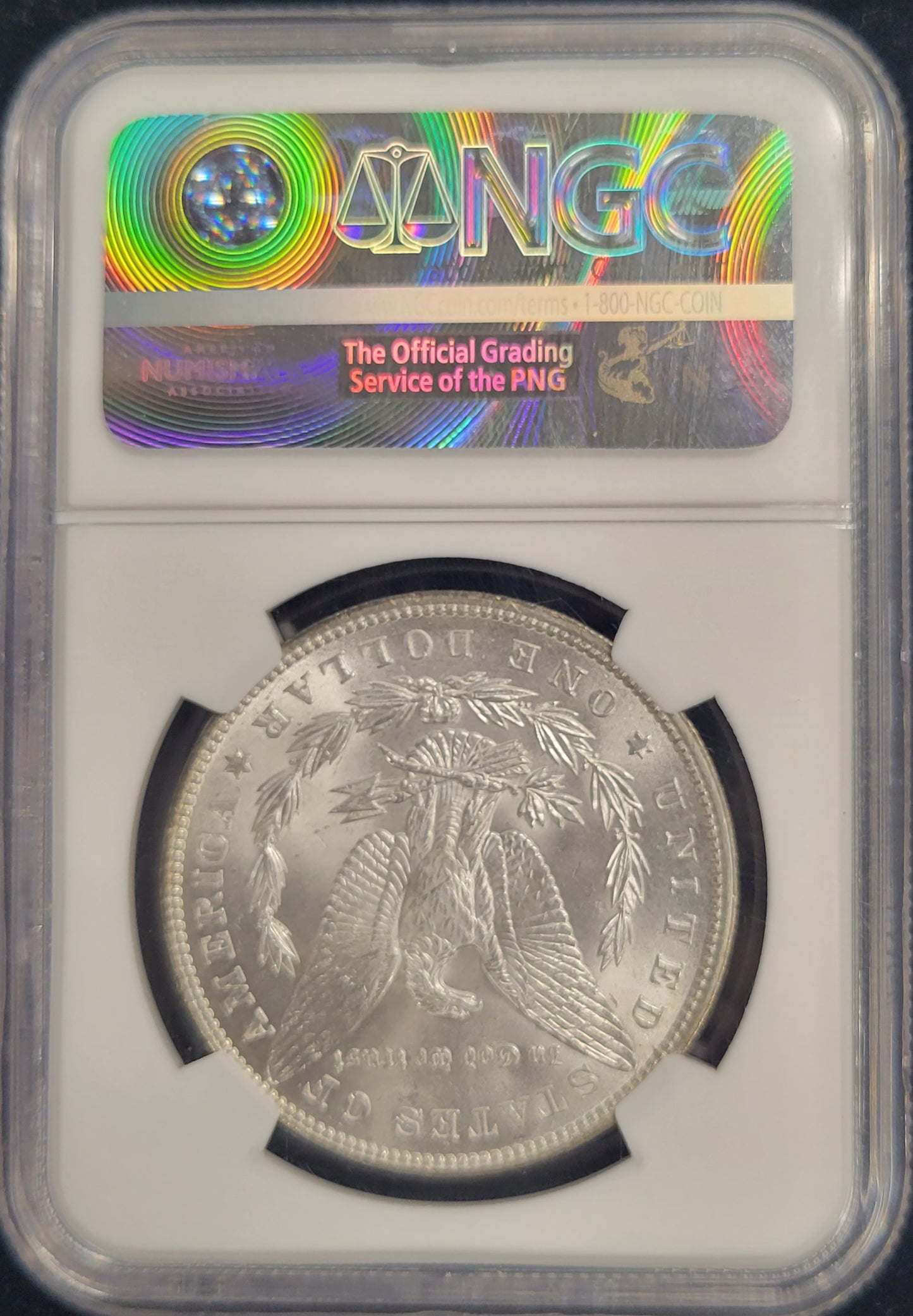 1896 Morgan Silver Dollar $1 NGC certified MS64