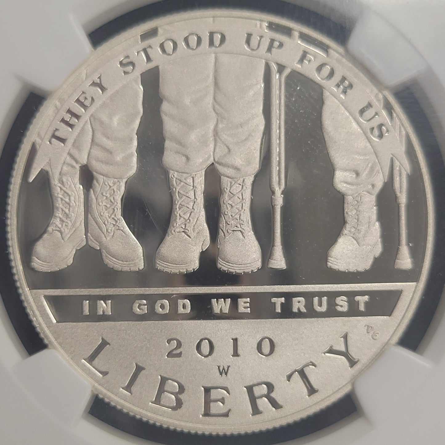 2010-W Disabled Veterans $1 NGC certified PF70 Ultra Cameo