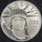 2001 1/2oz. .9995 Platinum $50 Coin