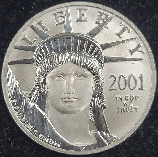 2001 1/2oz. .9995 Platinum $50 Coin