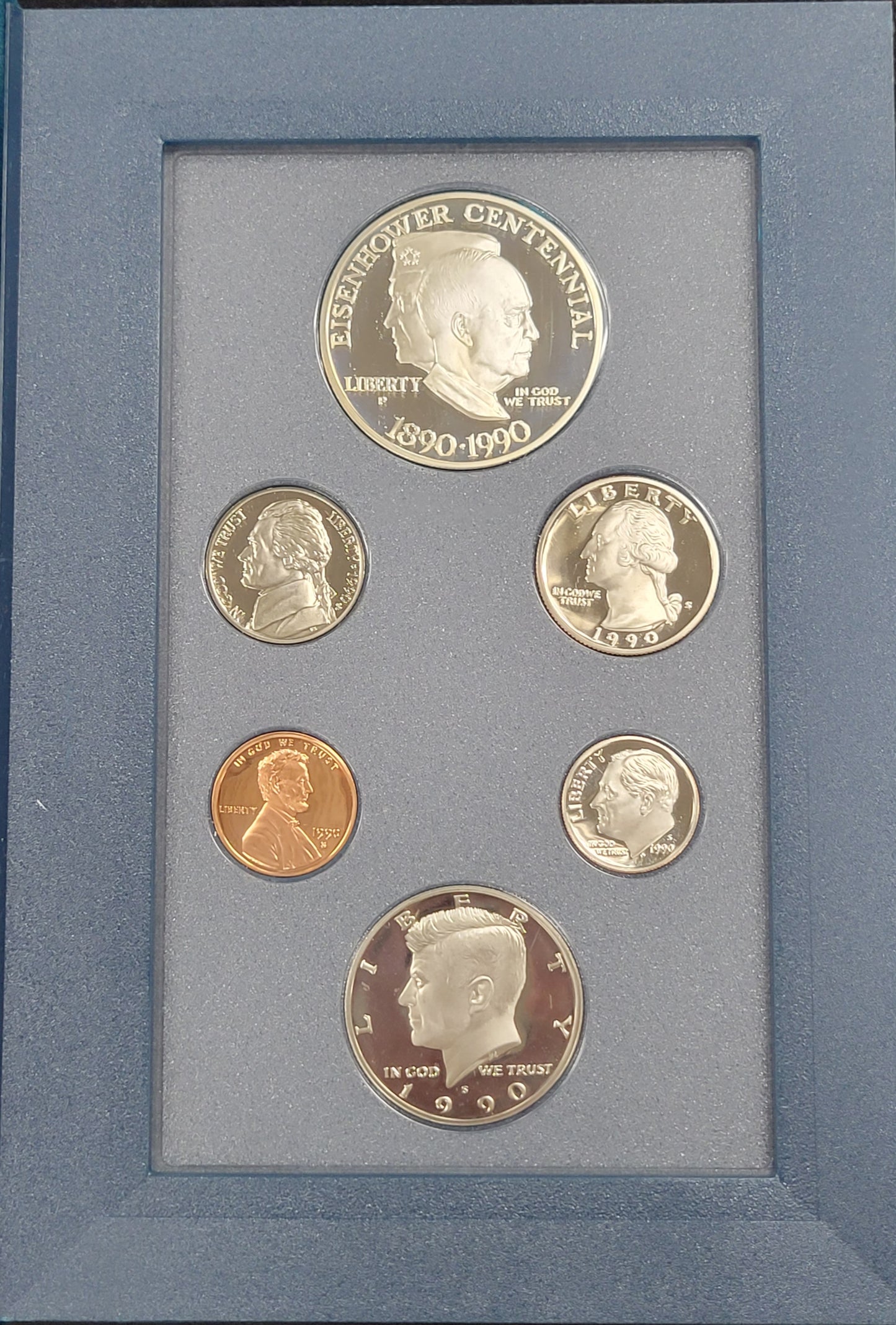 1990-P Eisenhower Centennial Prestige Set