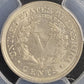 1912 Barber Nickel 5c PCGS certified MS62