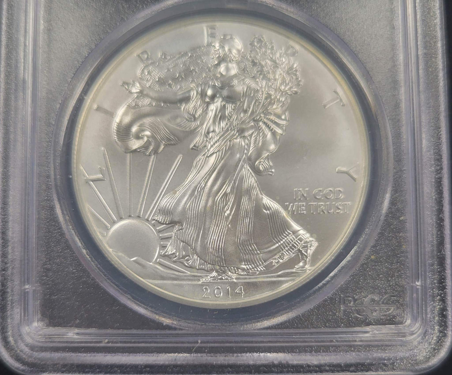 2014-W American Silver Eagle Standing Liberty PCGS certified MS70 $1