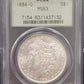 1884-O Morgan Silver Dollar PCGS MS63 certified $1