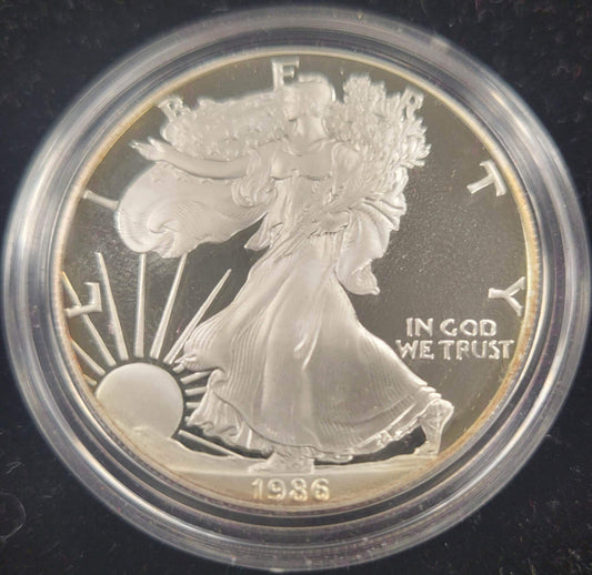 1986 American Silver Eagle Standing Liberty $1