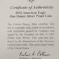 2011-W American Eagle One Ounce Silver Proof Coin