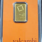 5 Gram Gold Valcambi Bar (W/Assay)