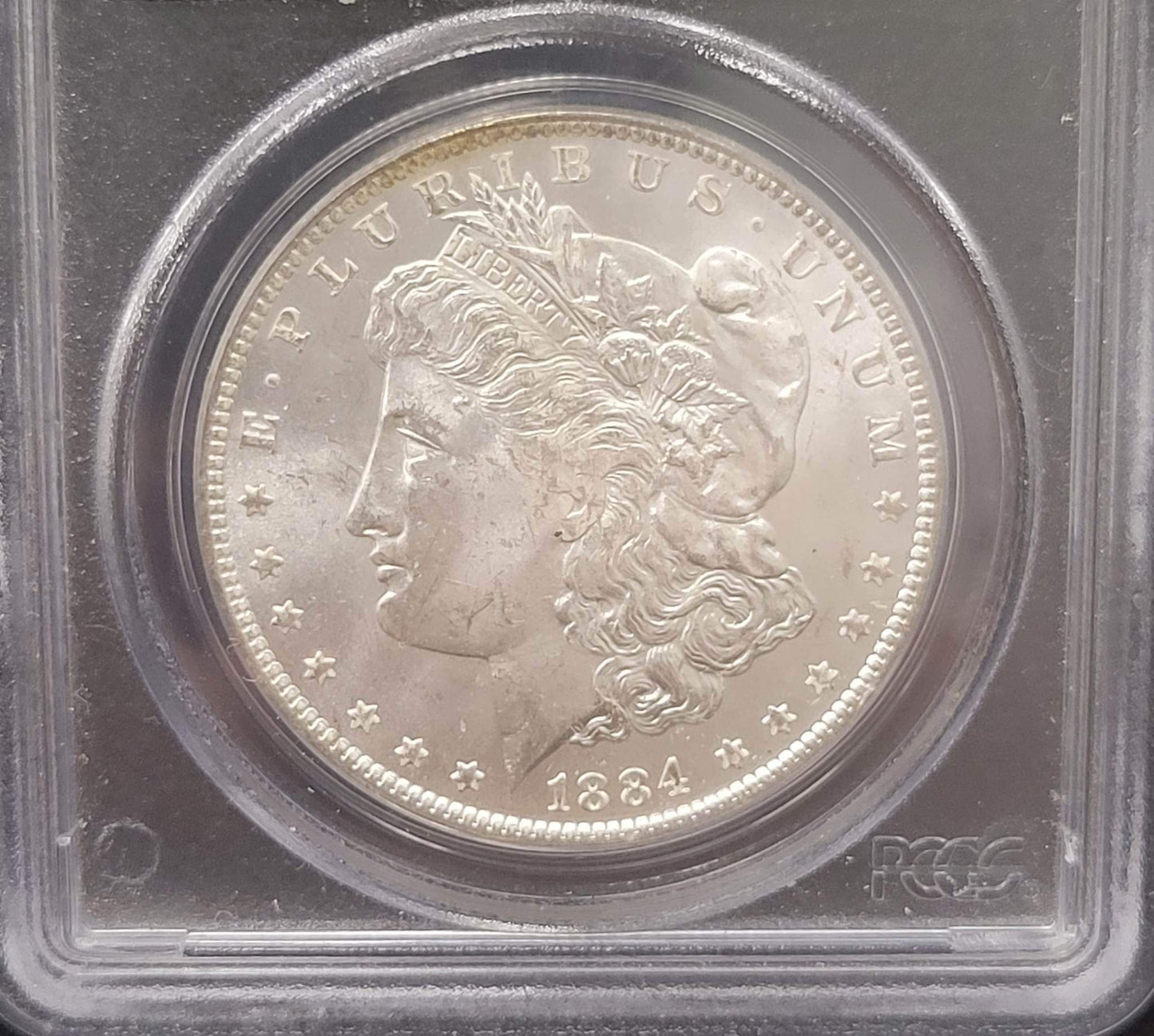 1884-O Morgan Silver Dollar PCGS MS63 certified $1