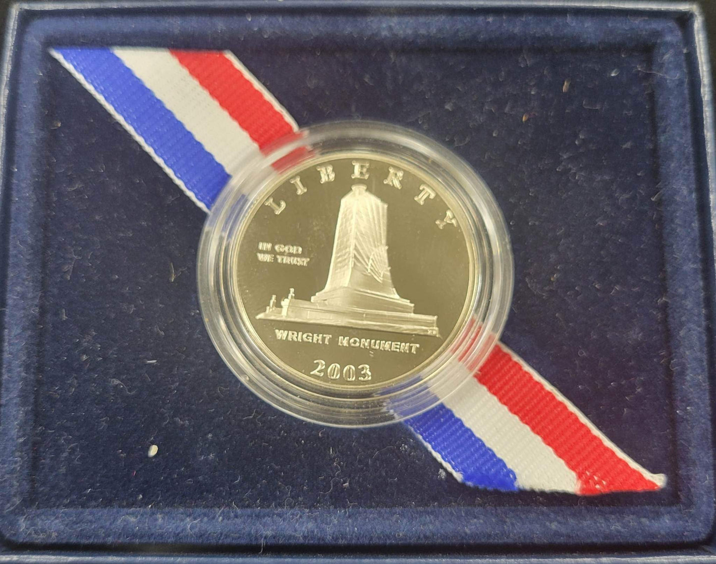 2003 First Flight Centennial Commemorative Proof Clad Half Dollar Coin 50c