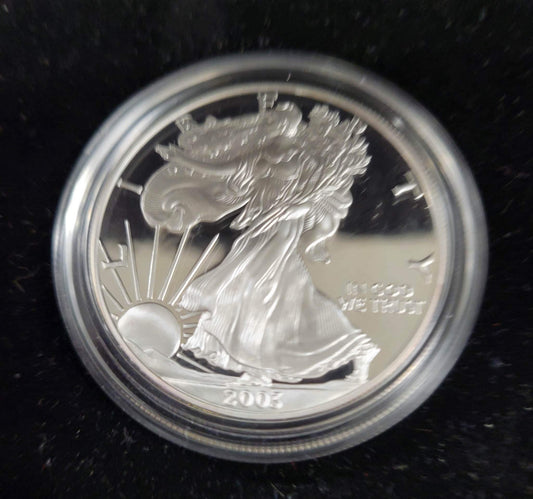2003-W Silver American Eagle One Dollar Proof Coin