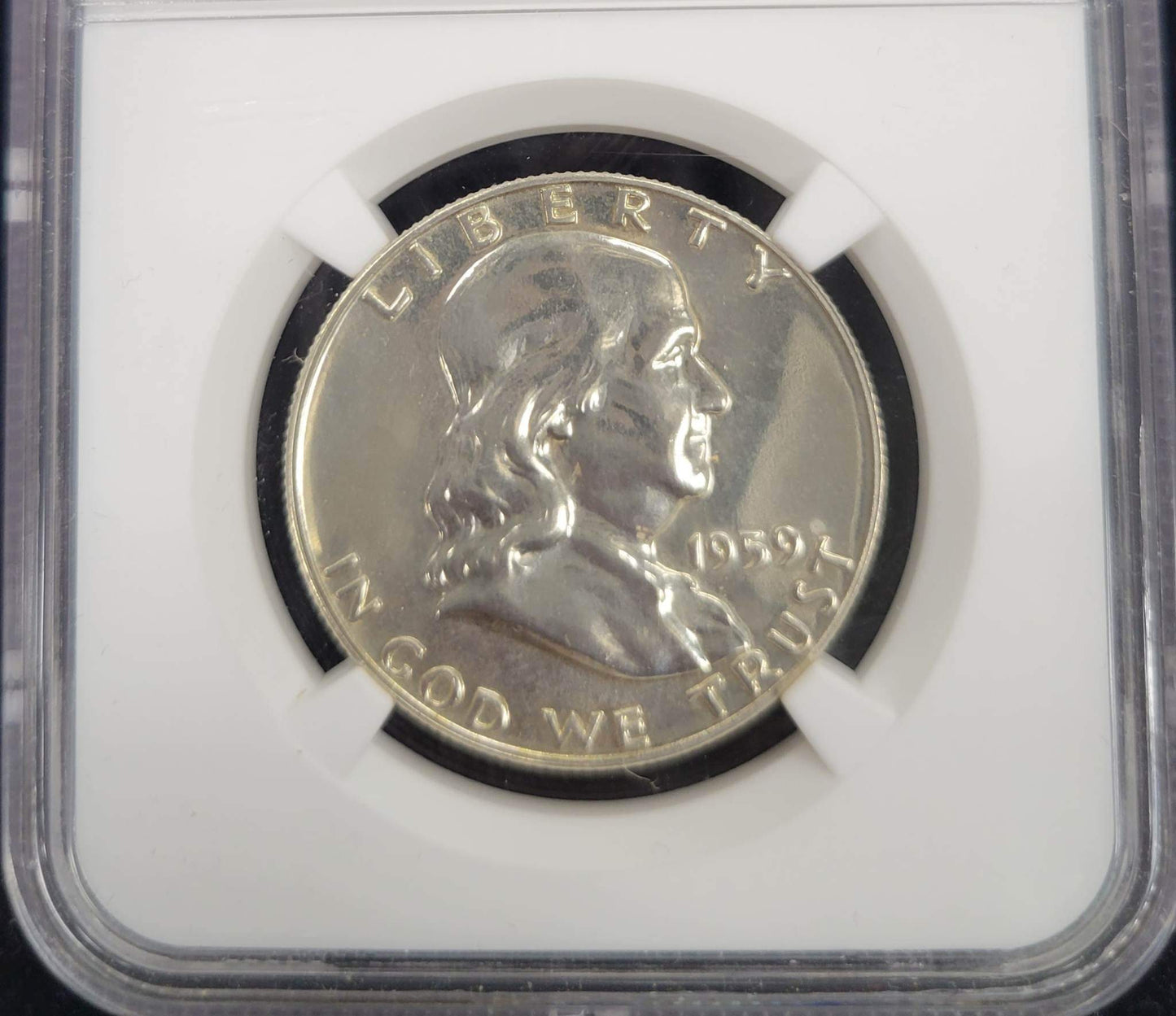 1959 Franklin Silver Half Dollar NGC PF63 $0.50