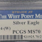 2014-W American Silver Eagle Standing Liberty PCGS certified MS70 $1