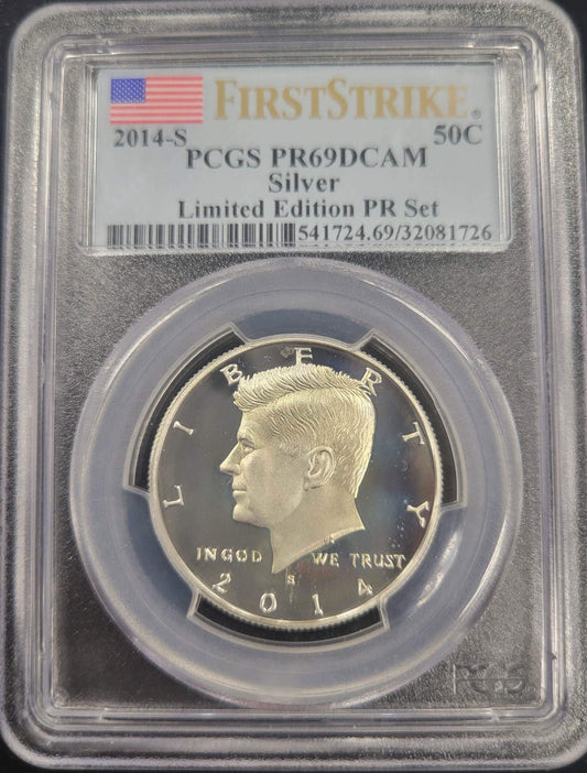 2014-S Kennedy Half Dollar PCGS certified PR69DCAM 50c