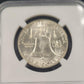 1960-D Franklin Silver Half Dollar NGC MS64FBL .50c