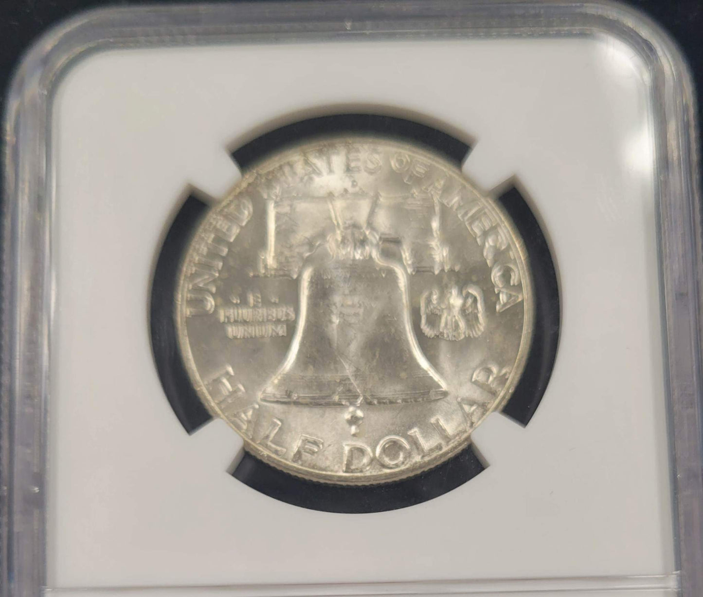 1960-D Franklin Silver Half Dollar NGC MS64FBL .50c