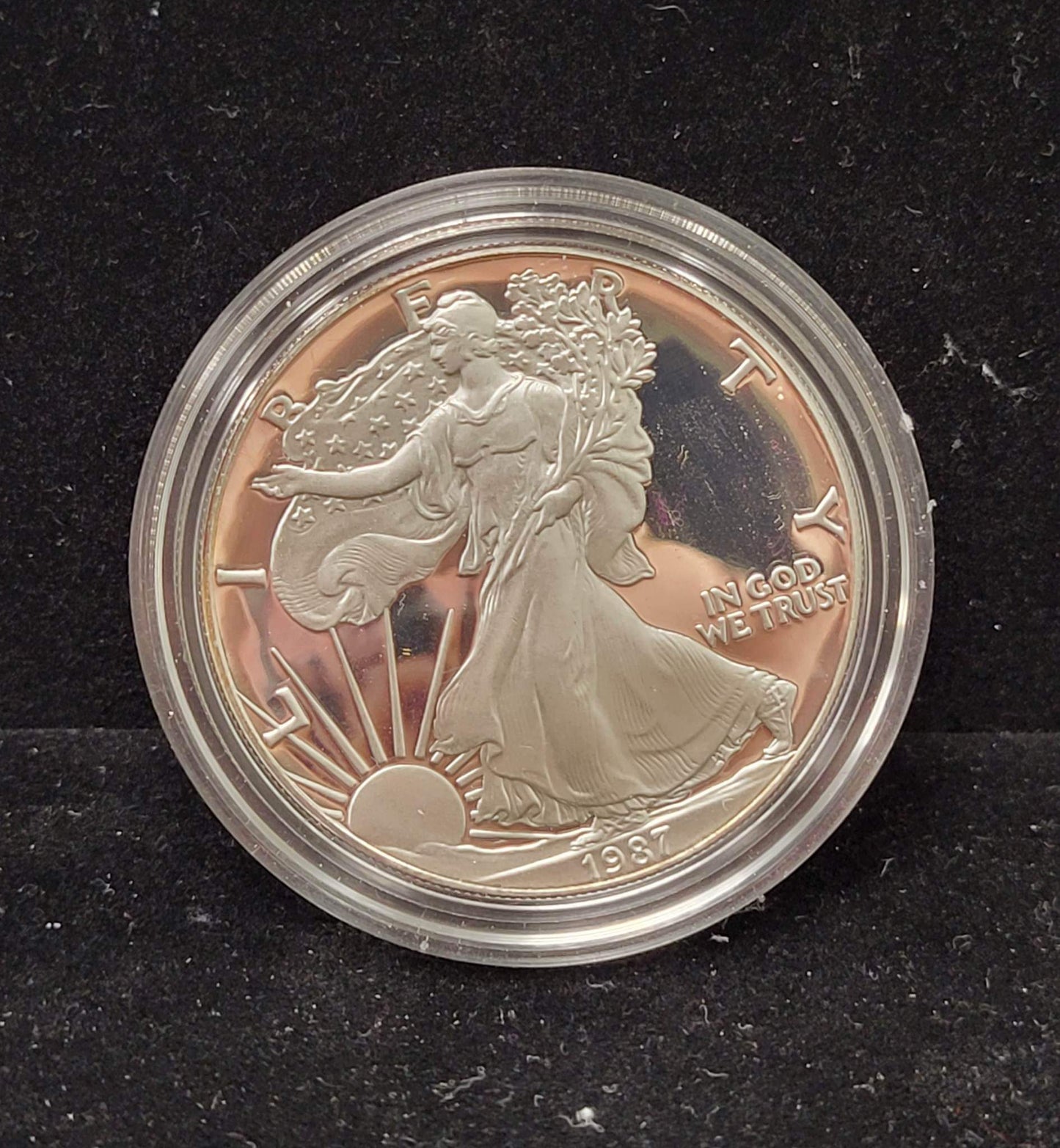 1987-S Silver American Eagle One Dollar Coin