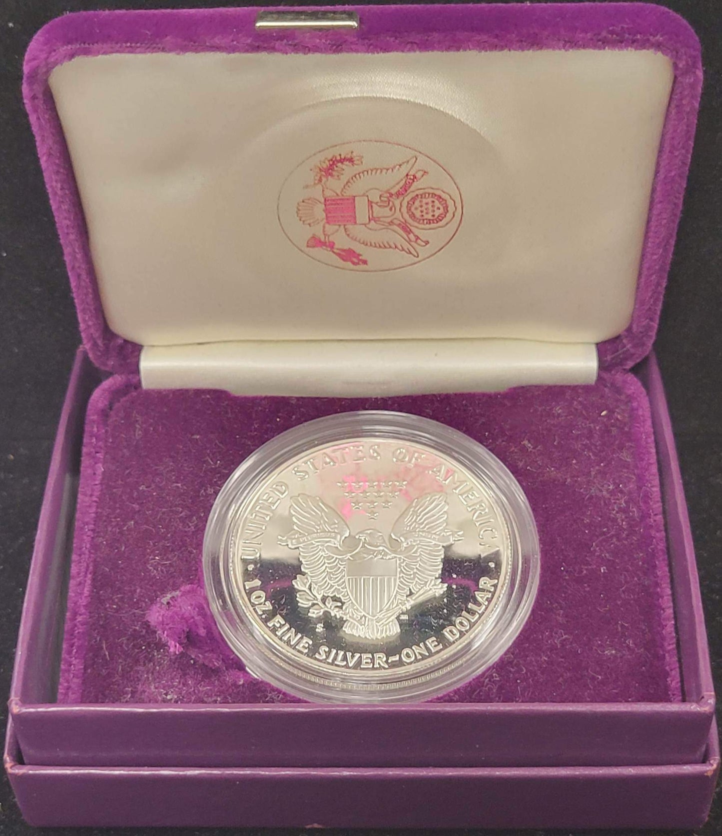 1988-S American Eagle One ounce Silver Proof Standing Liberty Coin