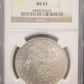 1883-O Morgan Silver Dollar NGC MS63 certified $1