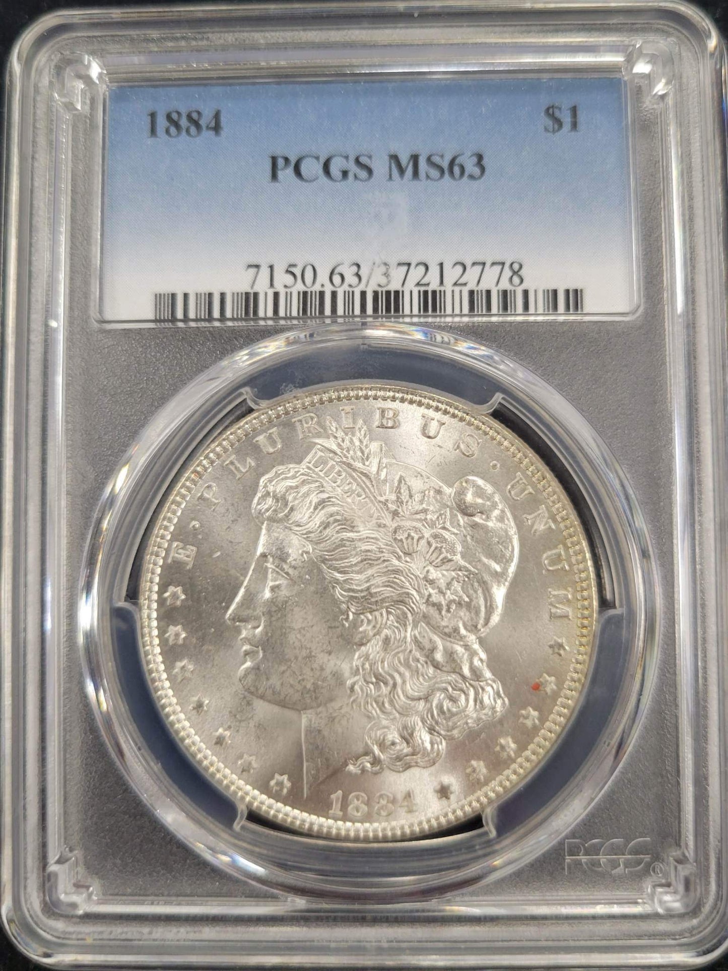 1884 Morgan Silver Dollar PCGS MS63 $1