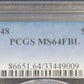 1948 Franklin Silver Half Dollar PCGS MS64FBL .50c