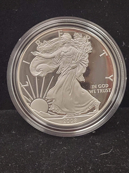 2008-W American Eagle One Ounce Silver Proof coin