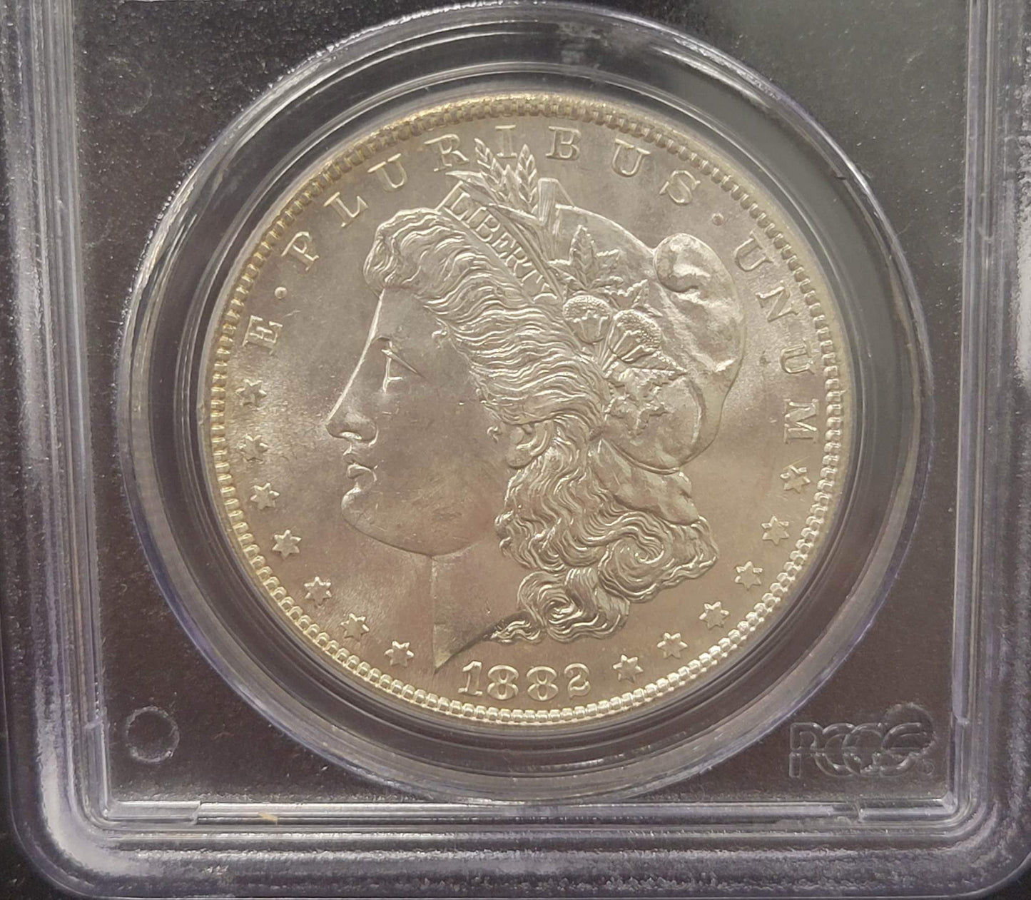 1882-S Morgan Silver Dollar PCGS MS64 certified $1
