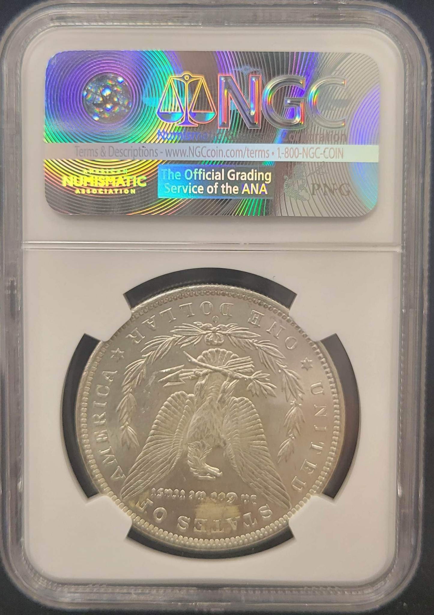 1883-O Morgan Silver Dollar NGC MS63 certified $1