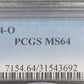 1884-O Morgan Silver Dollar PCGS MS64 $1
