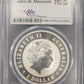 2015 Australian 1 Dollar 1oz 999 Silver Bullion PCGS Gem BU