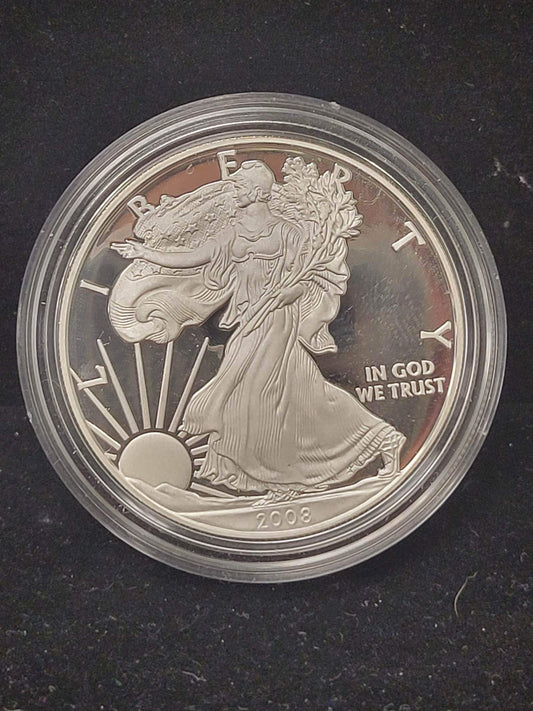 2008-W American Eagle One Ounce Silver Proof Coin