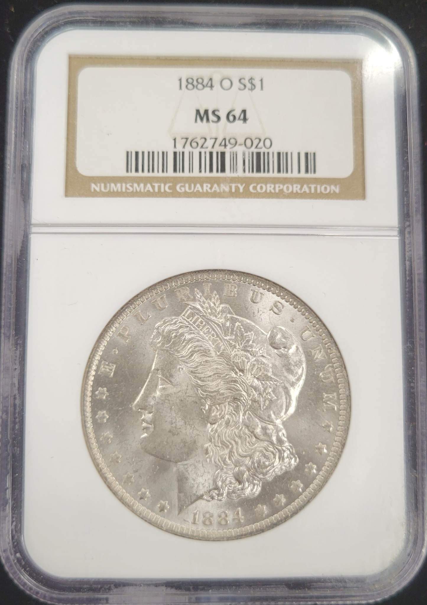 1884-O Morgan Silver Dollar NGC MS64 $1