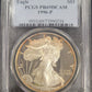 1996-P American Silver Eagle PCGS certified PR69DCAM $1