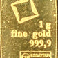 Valcambi 999.9 Gold Bar (W/Assayer)